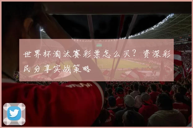 世界杯淘汰赛彩票怎么买?资深彩民分享实战策略